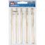 Assorted aluminum crochet hook set 2,5-5 mm - New gold